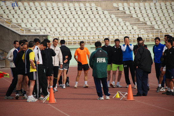 دوره آموزشی آمادگی جسمانی داوران فوتبال استان