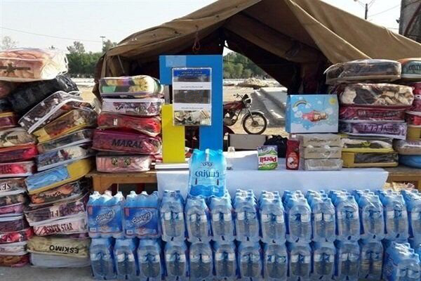 ارسال کمک‌های مردمی به سیل زدگان خوزستان