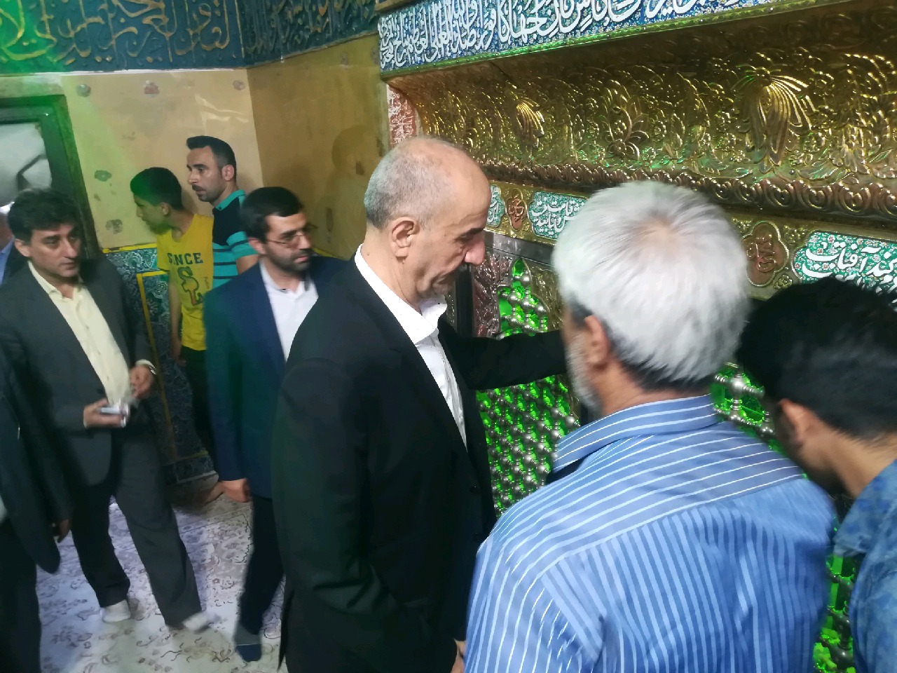 حضور معاون وزیر کشور عراق در بقعه قدمگاه رضوی نیشابور