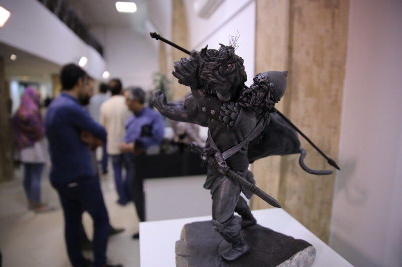 افتتاح نمایشگاه دوسالانه مجسمه‌های شهری مشهد