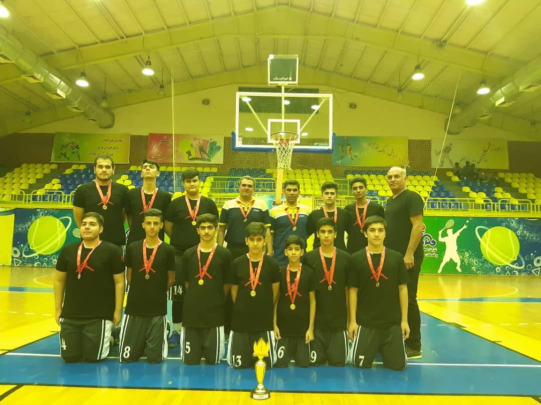 قهرمانی تیم بسکتبال نوجوانان نفت اهواز درخوزستان