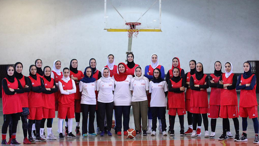 اردوی تیم ملی بسکتبال بانوان در تهران