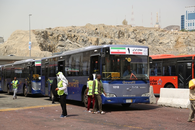 جابه جایی مسافران در مکه مکرمه با ۳۰۰ اتوبوس جدید