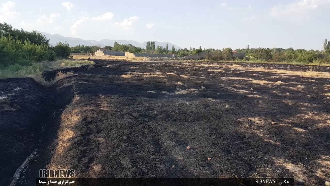 آتش سوزی مرگبار در اراضی دیزج خلیل شبستر