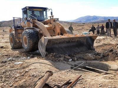 پلمپ چاه‌های آب غیر مجاز در داراب