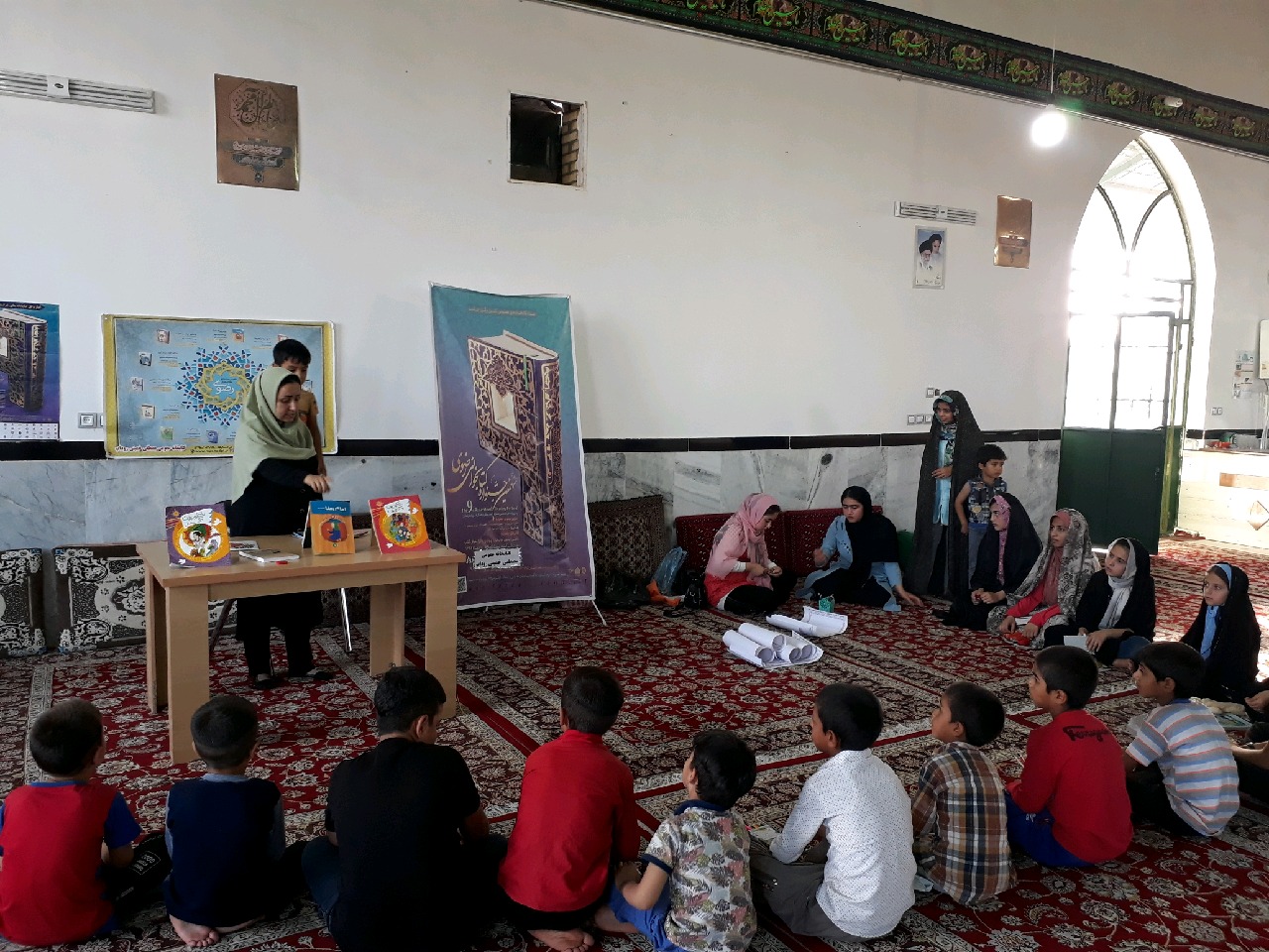 برگزاری جشنواره کتابخوانی رضوی در روستاها و محلات عشایر بخش روداب
