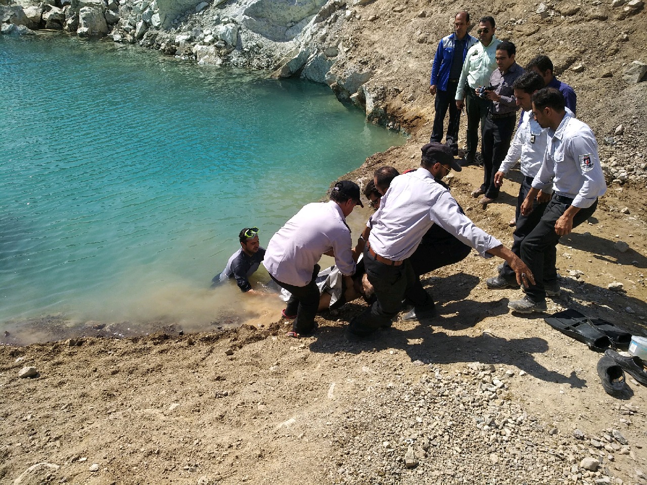 غرق شدن جوان خوشابی در آبگیرمعدن