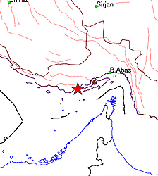 زمین لرزه 4.9  دهم ریشتری در بندر کنگ