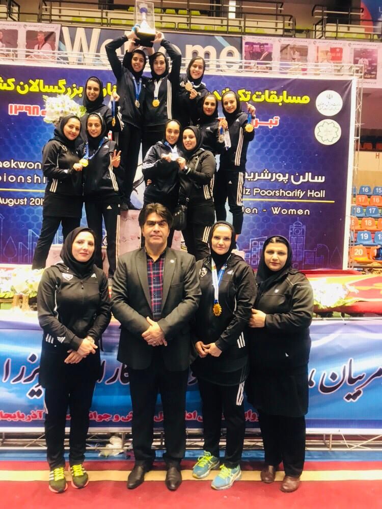 قهرمانی تیم تکواندوی دختران البرز با کسب 8 مدال رنگارنگ