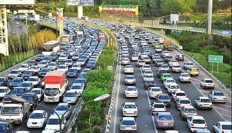 ترافیک معابر بزرگراهی پایتخت