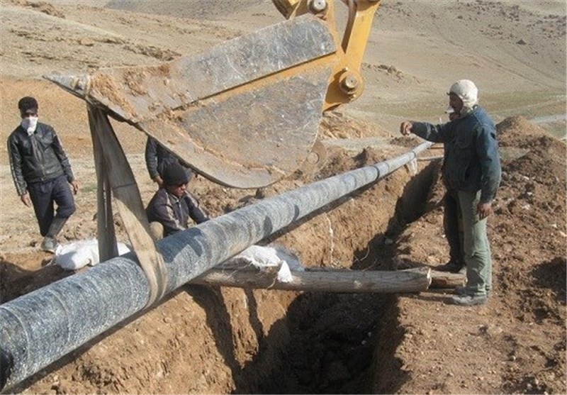 اجرای ۲۹۲ کیلومتر خطوط تغذیه گاز طبیعی در کردستان