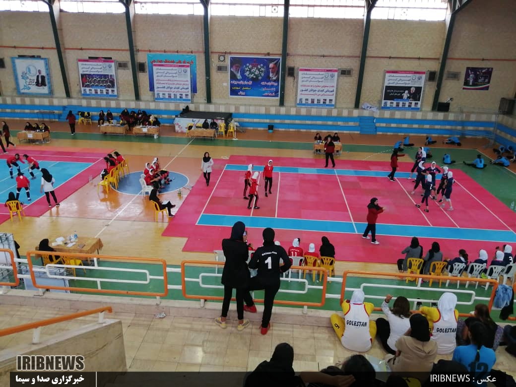 پیروزی مقتدرانه تیم کبدی دختران فارس در برابر قهرمان سال گذشته