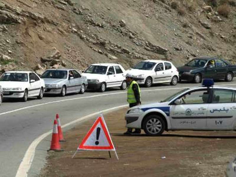 جاده کرج - چالوس آخر هفته یک طرفه