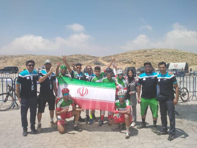 برنز ایران در مسابقات دوچرخه‌سواری قهرمانی آسیا