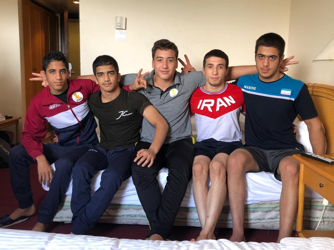 مصاف نوجوانان آزادکار ایران با حریفان در رقابت‌های جهان