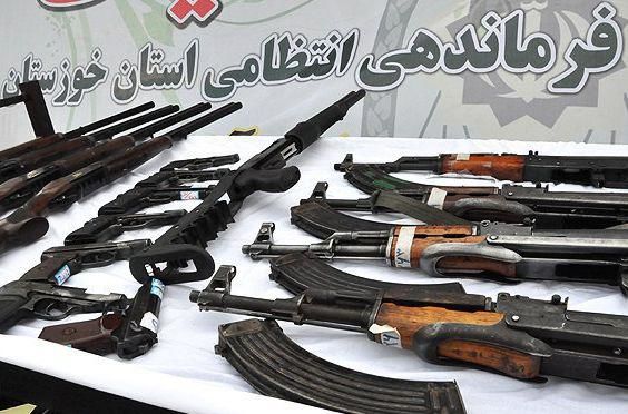 کشف 141 قبضه سلاح غیر مجاز در خوزستان