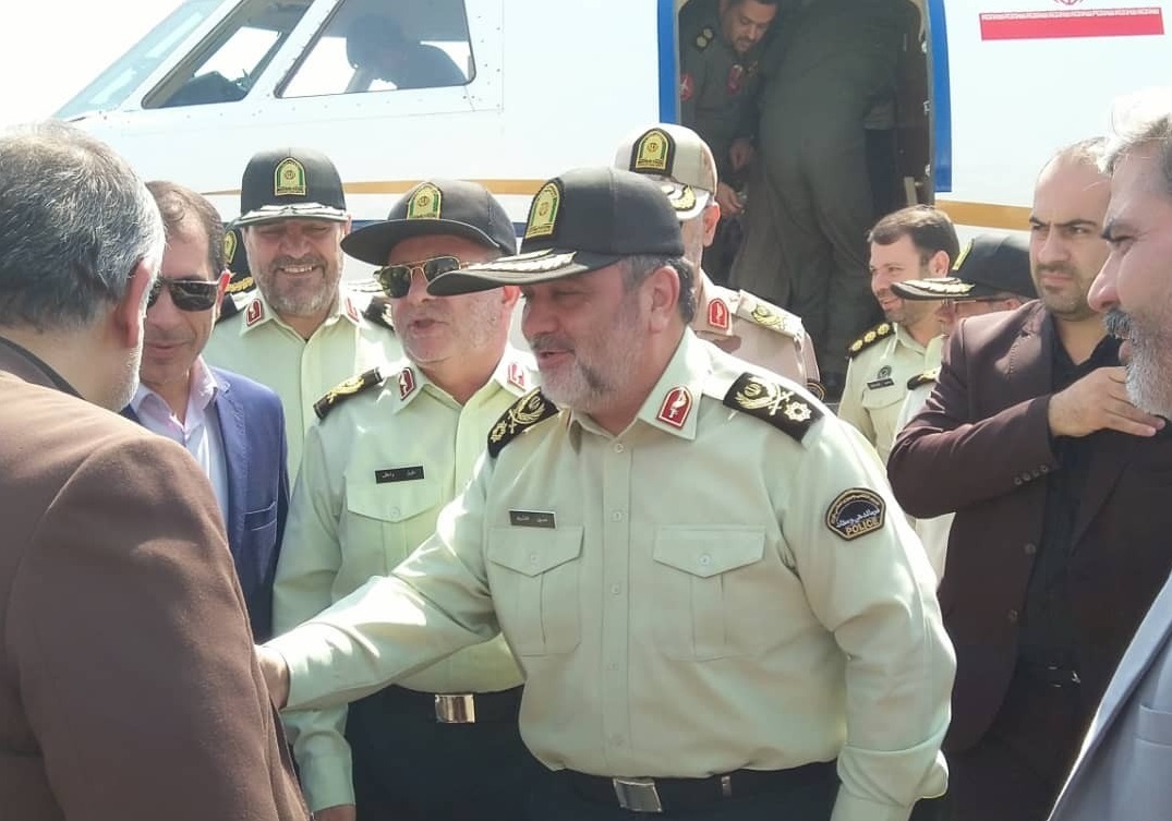 ورود فرمانده نیروی انتظامی به بوشهر