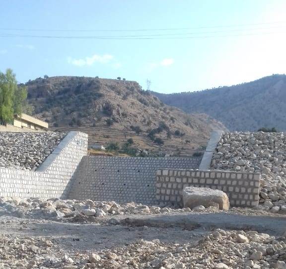 افتتاح طرح آبخیزداری روستای موردک شهرستان کازرون