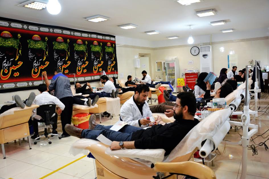عزاداران در قم بیش از 770 واحد خون اهدا کردند