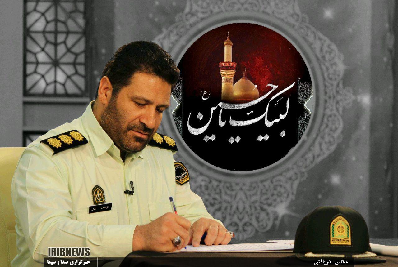 تقدیر رئیس پلیس کیش از تامین کنندگان نظم و امنیت عزاداران حسینی
