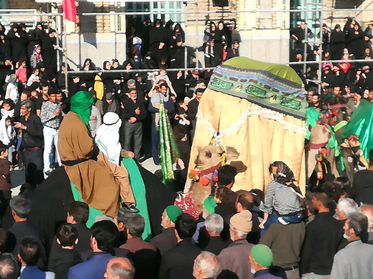 مراسم نمادین عزاداری قبیله بنی اسد در دررود نیشابور