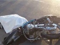مرگ راکب موتورسیکلت بر اثر سقوط در دره