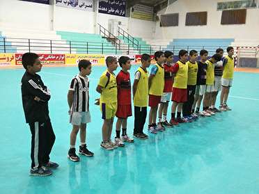 تیم خردسالان استان قهرمان استعدادهای برتر هندبال کشور