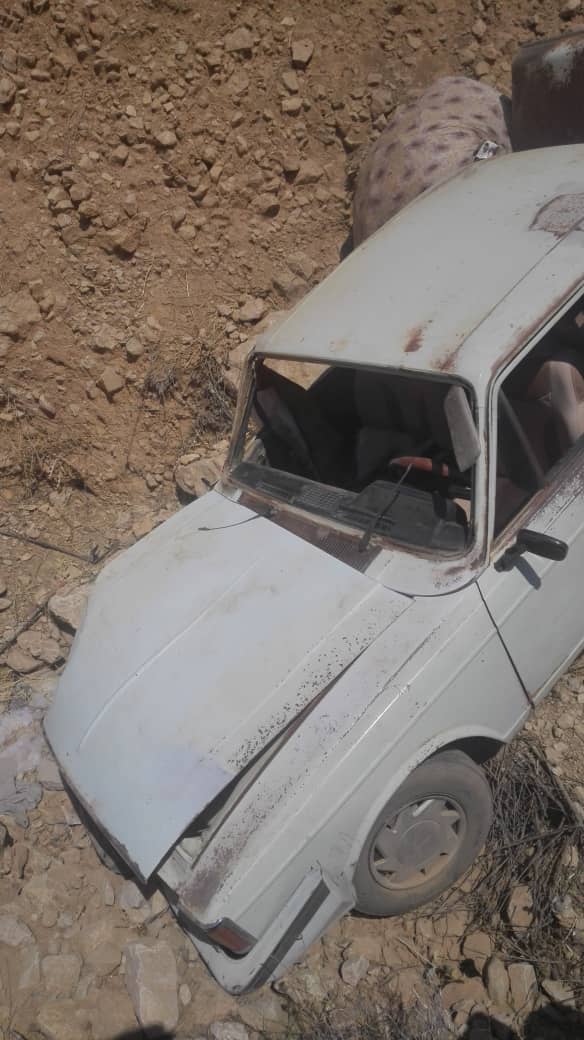 یک کشته ویک مصدوم در انحراف خودرو  در داراب