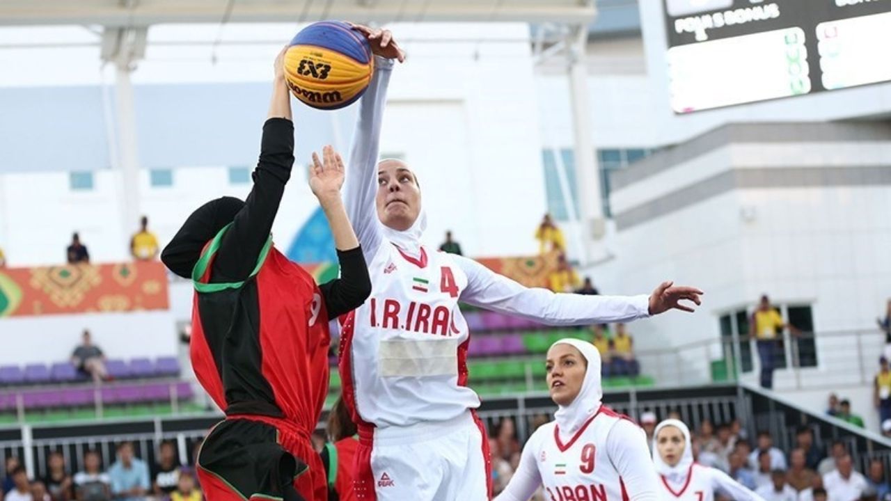 ۲ شکست پیاپی دختران بسکتبالیست سه نفره ایران