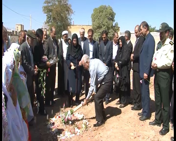 آغاز احداث مدرسه روستای حسین آباد