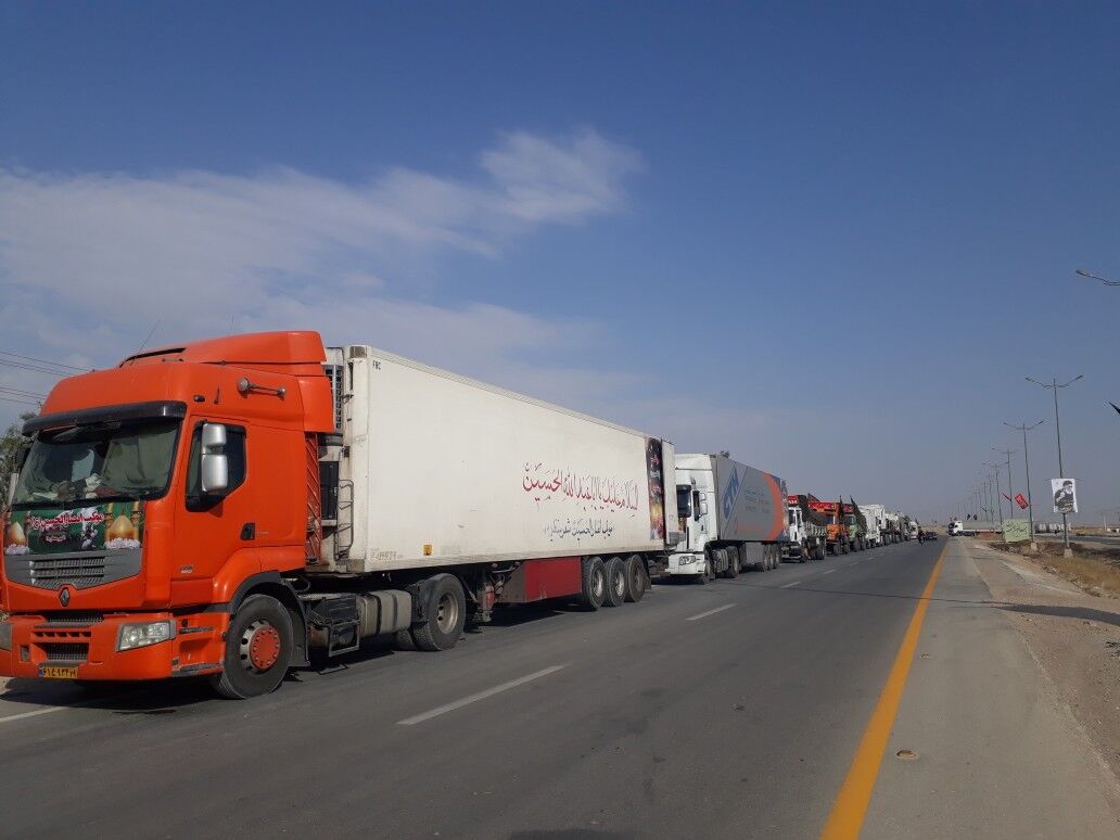 ممنوعیت تردد کامیون در مسیرهای منتهی به مهران