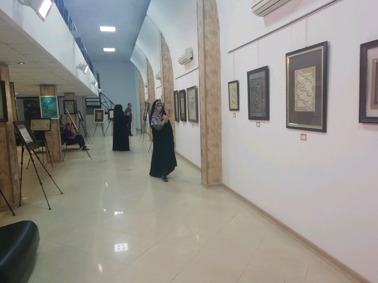 گشایش نمایشگاه نقاشی اساتید و اعضای انجمن خوشنویسان مشهد