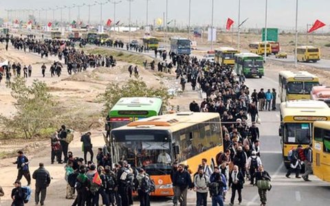 جابجایی 350  هزار زائر اربعین کربلا از طریق اتوبوسرانی اصفهان