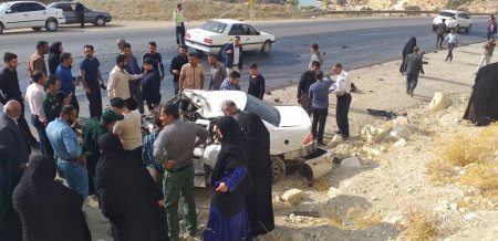 ۲ کشته ویک زخمی در برخورد کامیون با سمند در محور یاسوج-اصفهان