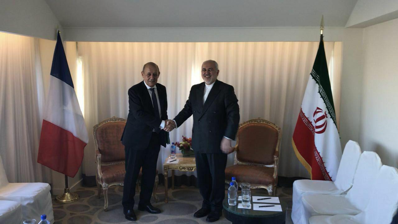 دیدار مجدد وزرای امور خارجه ایران و فرانسه