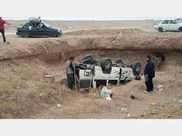 15 مصدوم در اثر سه حادثه رانندگی در شهر و کویر مرنجاب