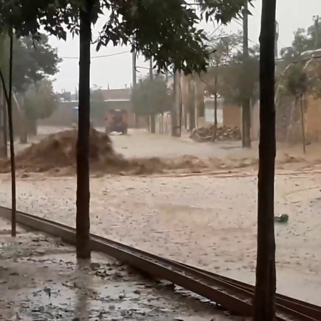 آبگرفتگی معابر در ۱۰ روستای کبود راهنگ