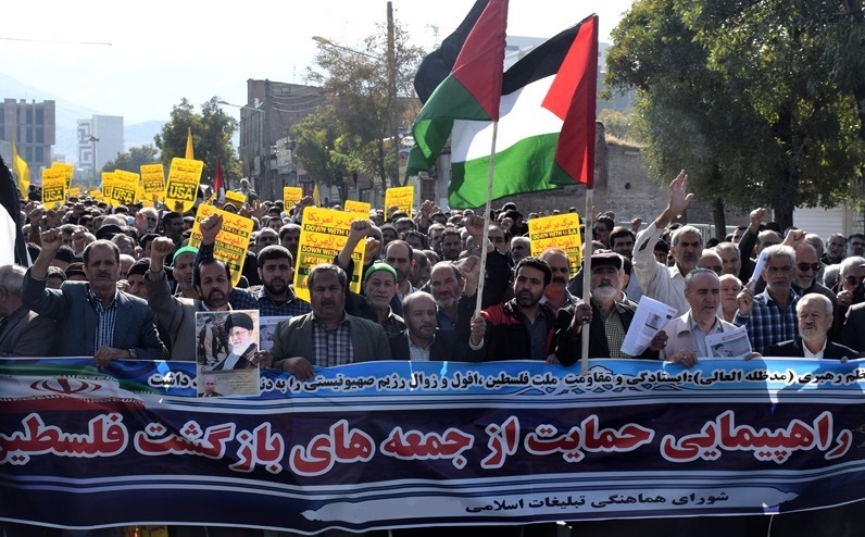 راهپیمایی «جمعه‌های بازگشت به فلسطین» در شیراز