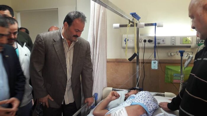 زارع در بیمارستان رفیده تهران بستری شد