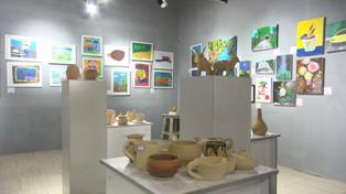 گشایش نمایشگاه نقاشی، سفال و سرامیک در سلمانشهر