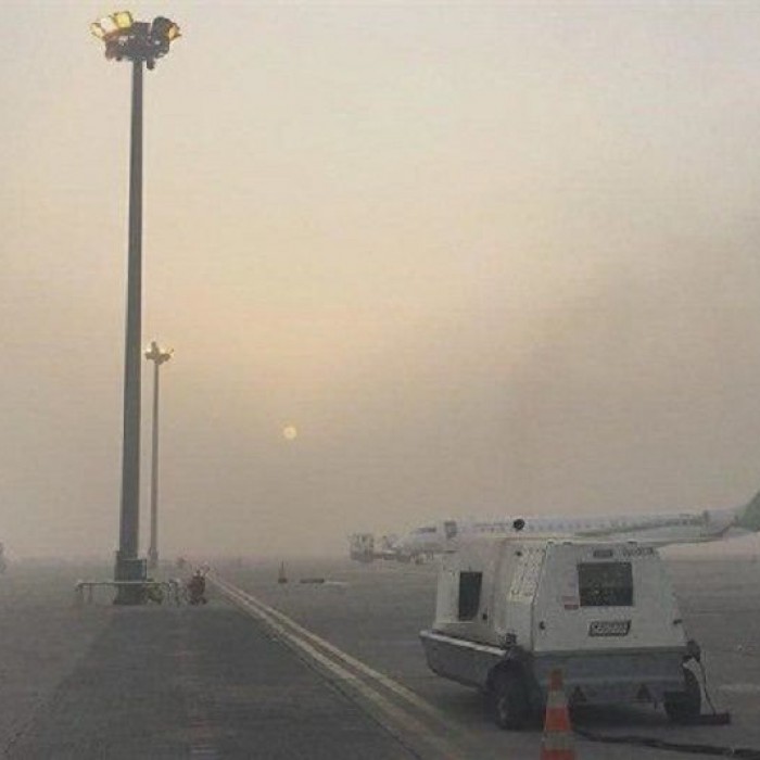 تداخل مه در پروازهای ورودی و خروجی فرودگاه اهواز