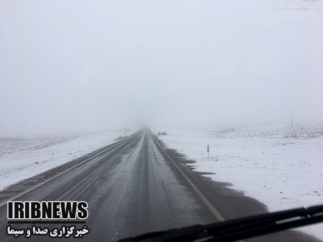 جاده‌های کردستان، برفی است