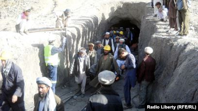 پنج کشته و ۴۰ ناپدید براثر فرو ریختن معدن در افغانستان