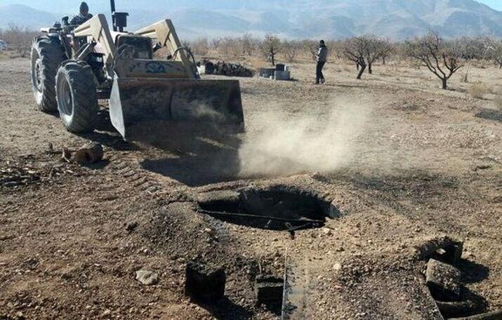 مسدود شدن۱۸۳ چاه غیرمجاز در نیشابور و فیروزه