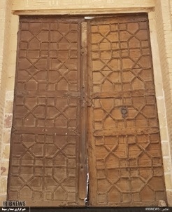 ثبت در چوبی مسجد جامع قاین در فهرست میراث ملی