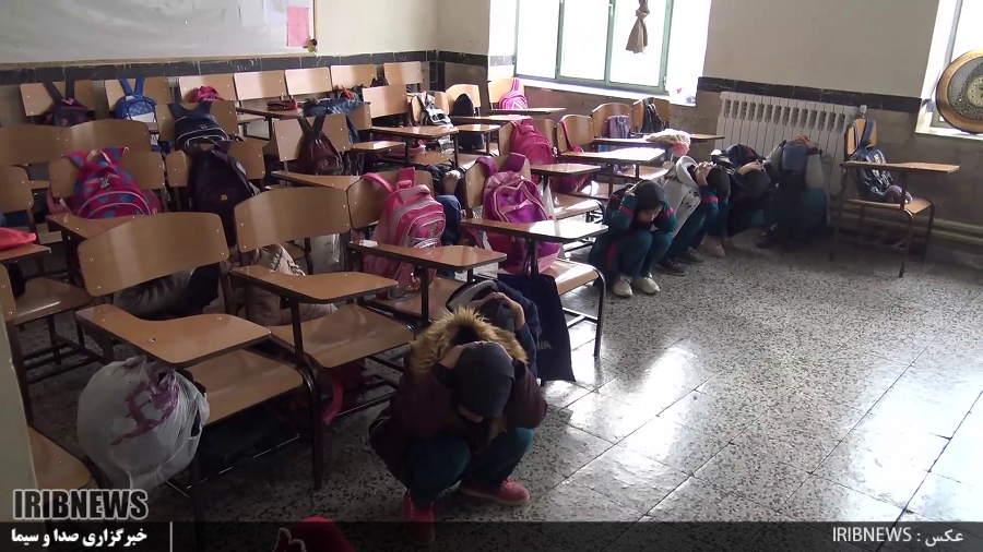 برگزاری مانور زلزله و ایمنی در مدارس آذربایجان شرقی