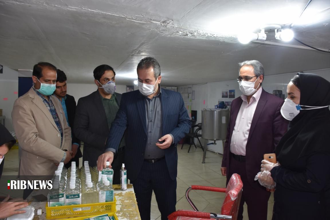 آماده سازی 13 هزار محلول ضدعفونی برای توزیع در خراسان شمالی