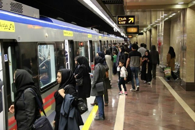 افزایش ۳ برابری مسافران مترو در ۱۶ فروردین