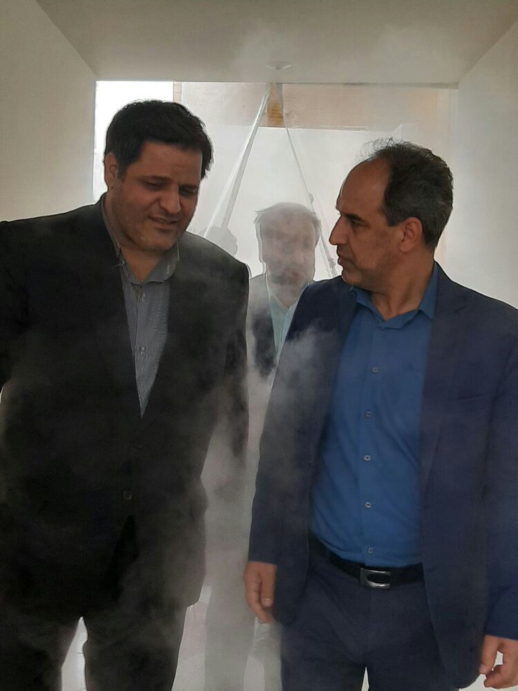ساخت تونل‌های ضدعفونی در فرودگاه یزد