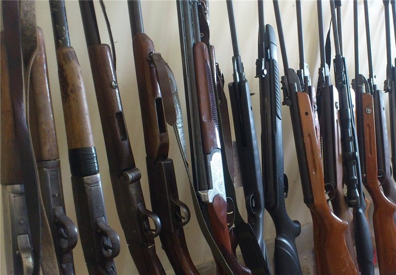 کشف و ضبط بیش از دویست اسلحه شکاری